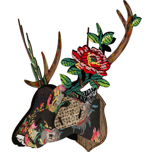 Wall Sculpture Trophy Deer Head Join The Club