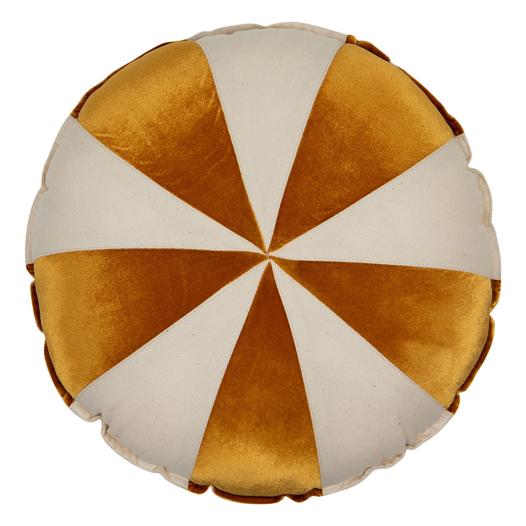 Round Patchwork Pillow