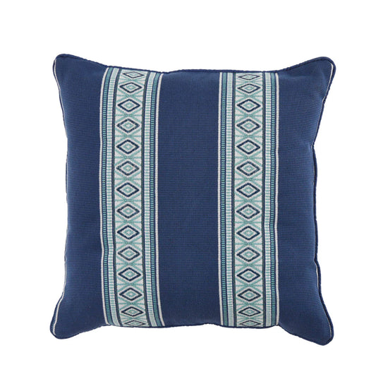 TYBEE INDIGO W/ECHO MIDNIGHT PIPE PILLOW