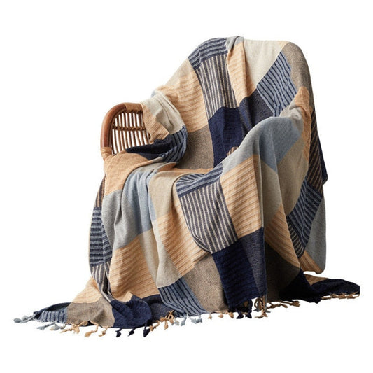 Tribal Chenille Jacquard Throw Blanket