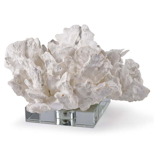 Regina Andrew White Cabbage Coral on Crystal