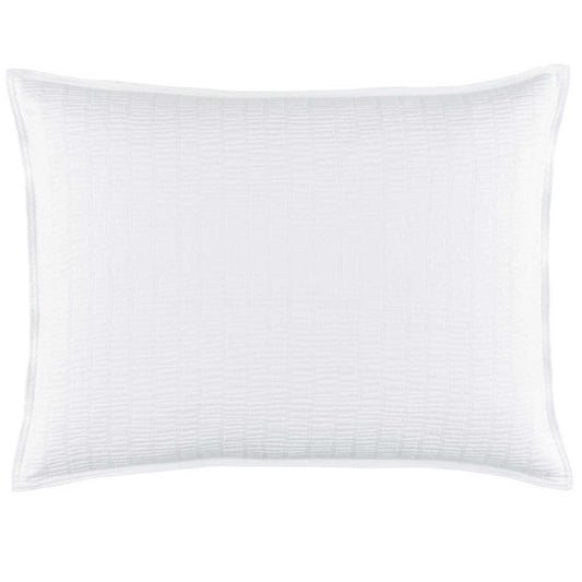 Roark White Matelasse Sham Bedding Standard