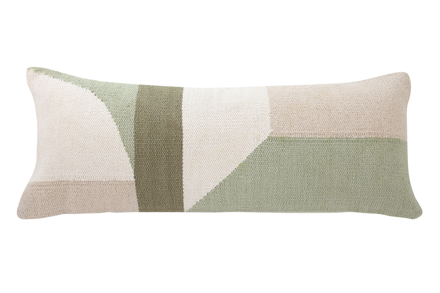 Sage Handmade Geo Shapes Lumbar Pillow
