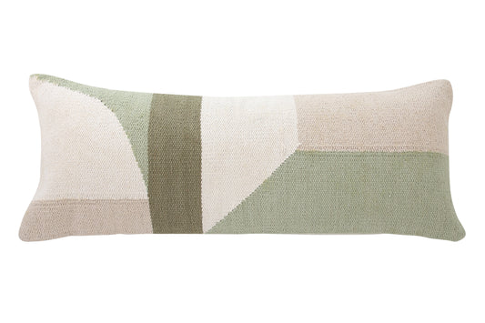 Sage Handmade Geo Shapes Lumbar Pillow