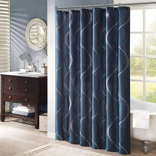Serendipity Shower Curtain Navy