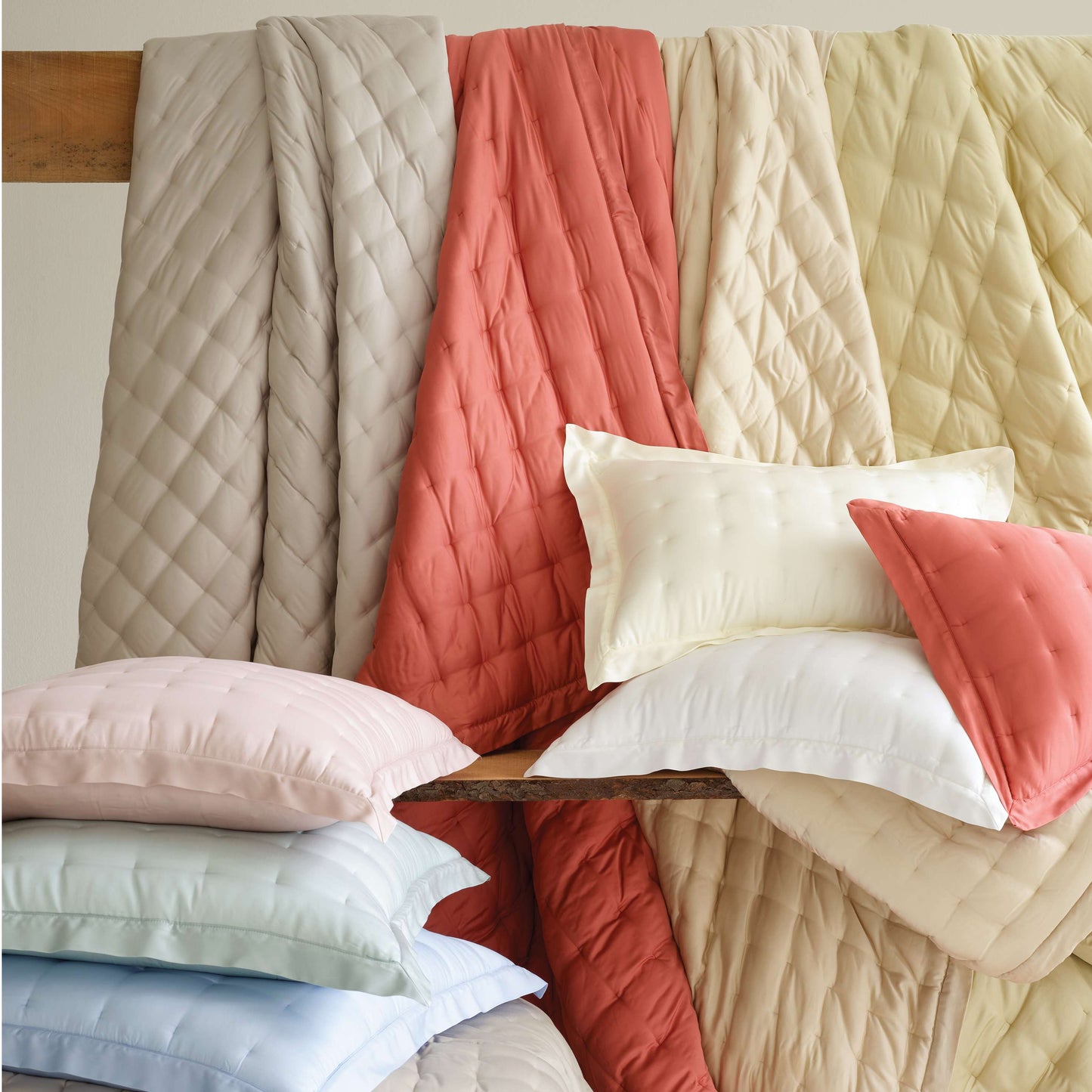 Silken Solid White Puff Sham