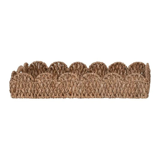Braided Scallop Edged Tray