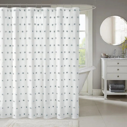 Sophie Shower Curtain Dusty Blue
