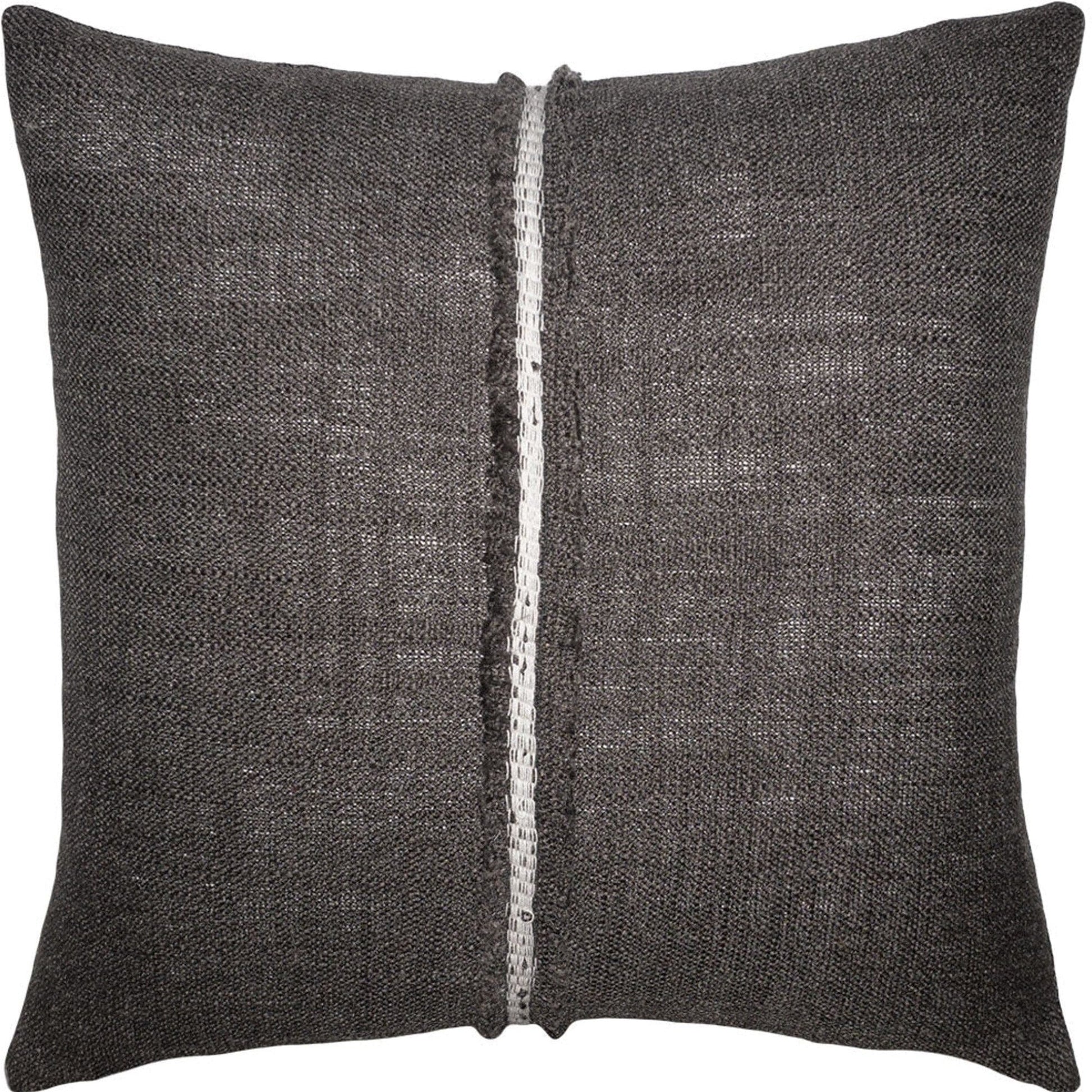 Square Feathers Home Hopsack Stitched Pillow Pillows