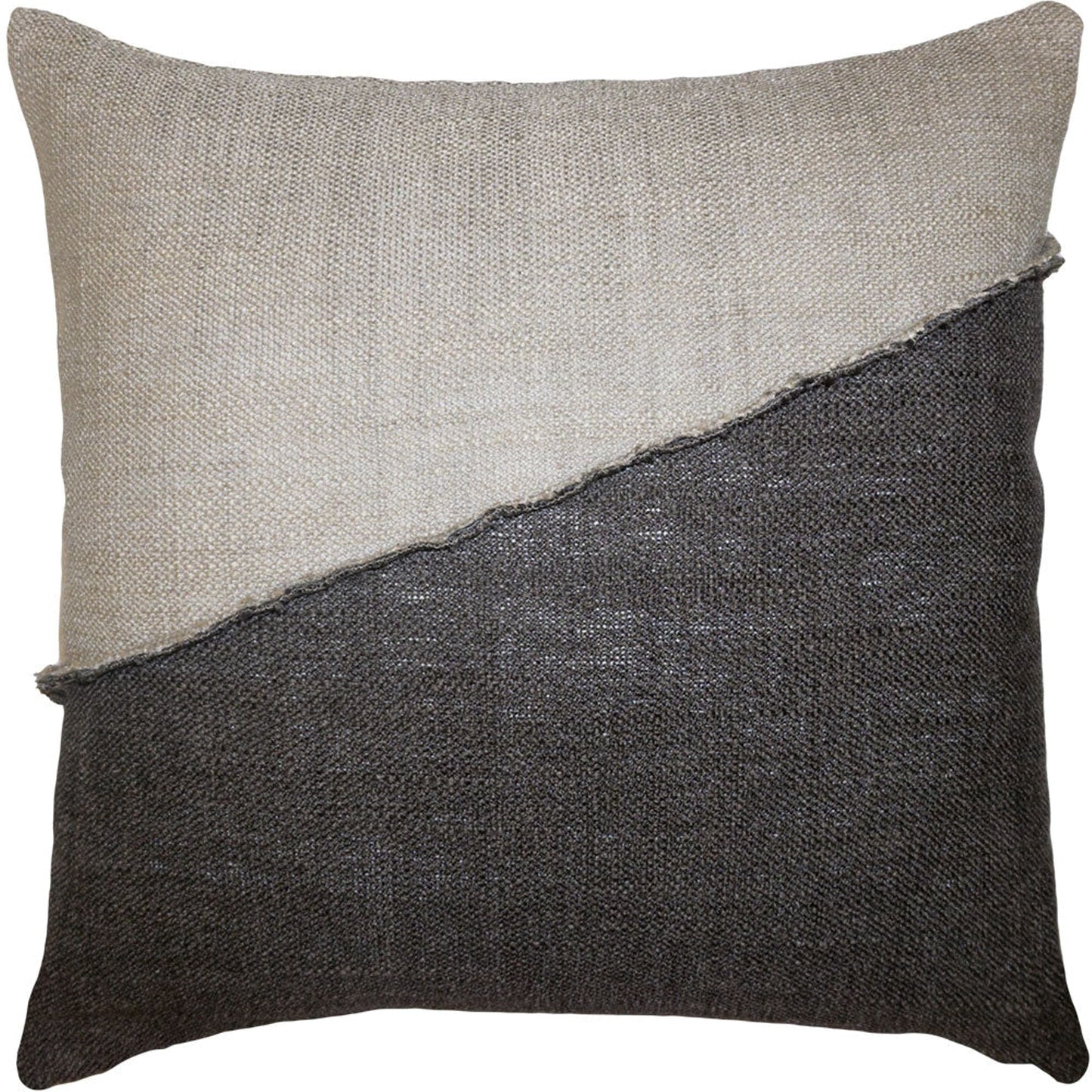 Square Feathers Home Hopsack Tilted Pillow Pillows