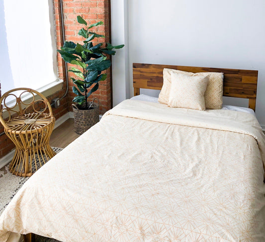 Art Deco / Baby Cacti Reversible Duvet Cover
