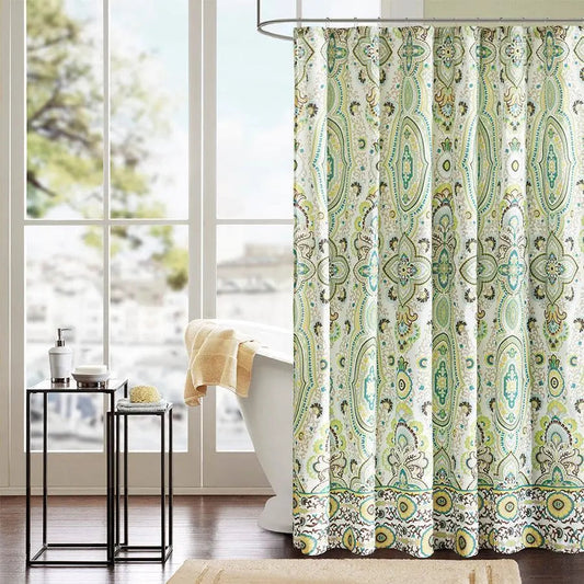 Tasia Shower Curtain Green