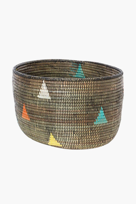 Teranga Triangles Knitting Basket