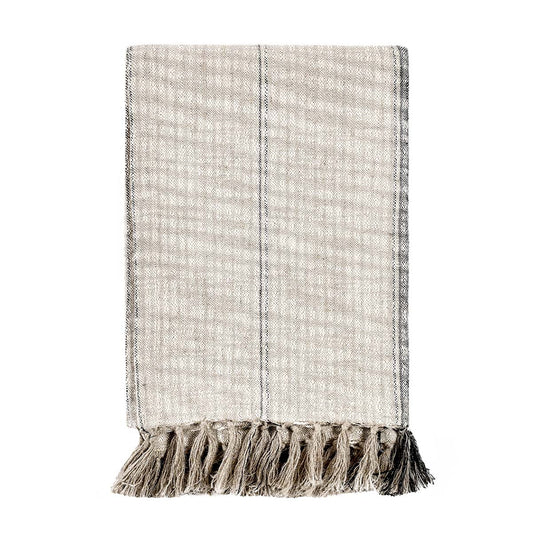 TC Ria Natural/Black Throw