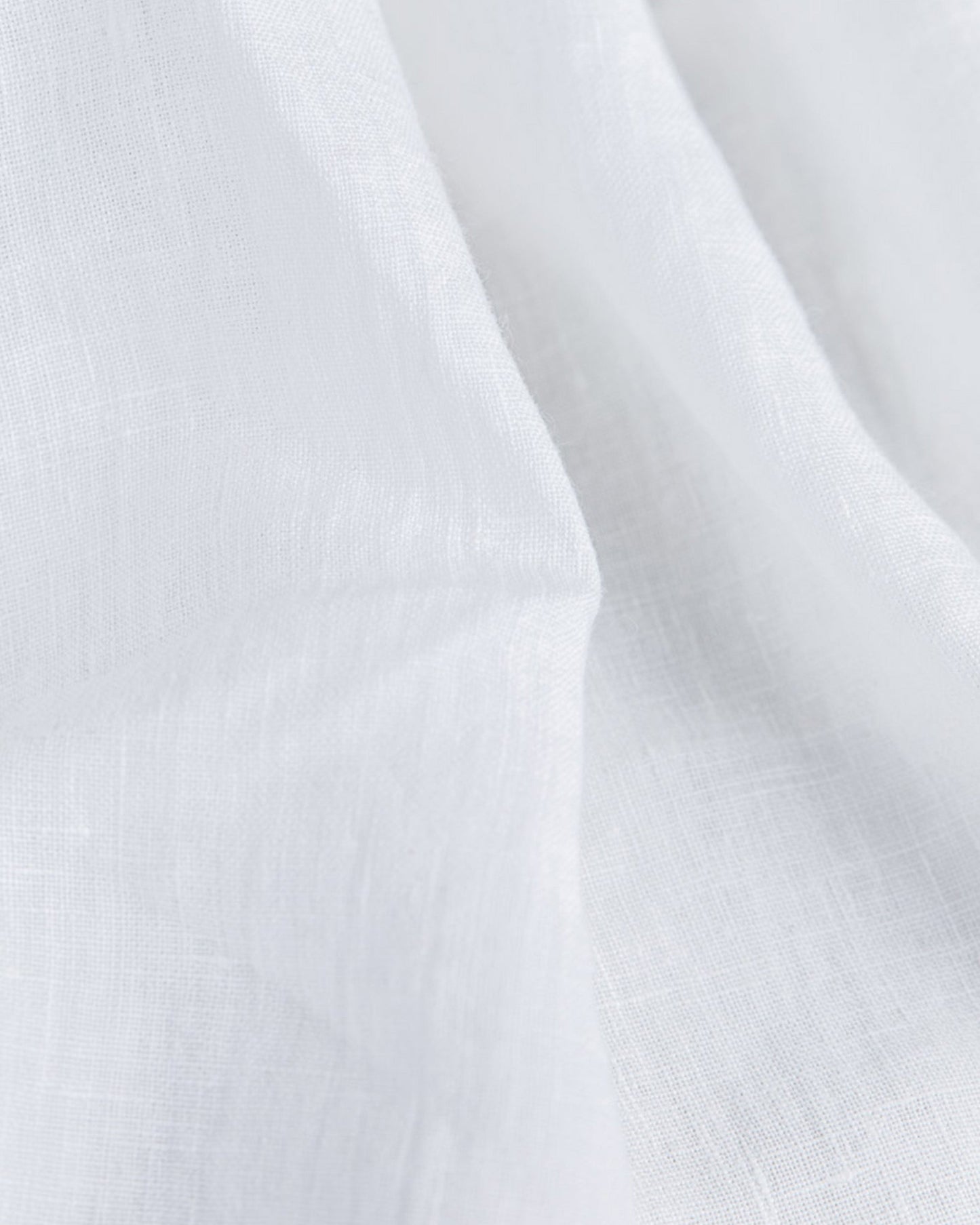 White linen duvet cover