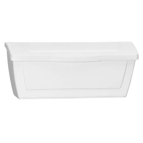 Wall Mount Mailbox Locking Internal Lid Weatherproof, White