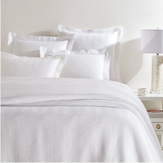 Winnie White Matelasse Sham