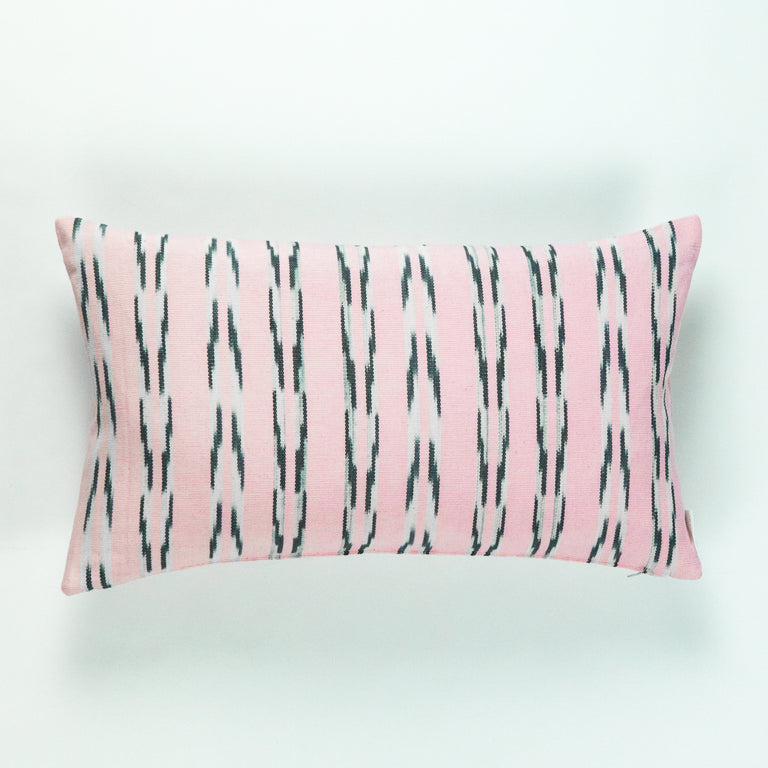 Xela Jaspe Throw Pillow Throw Pillows Archive New York 12" x 20" Light Pink