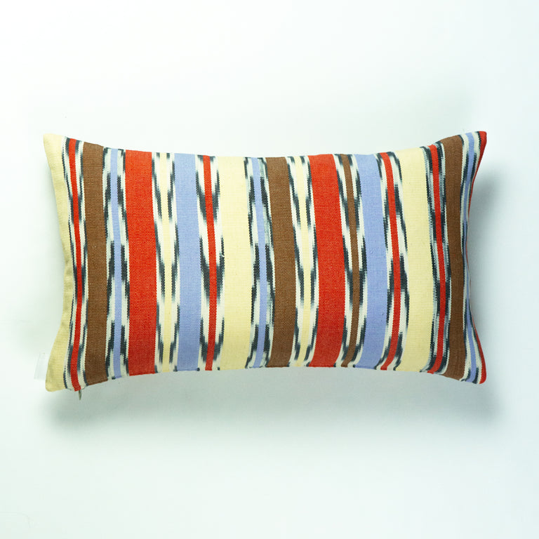 Xela Jaspe Throw Pillow Throw Pillows Archive New York 12" x 20" Multi