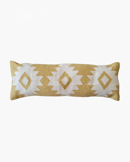Yellow Rima Extra Long Lumbar Pillow